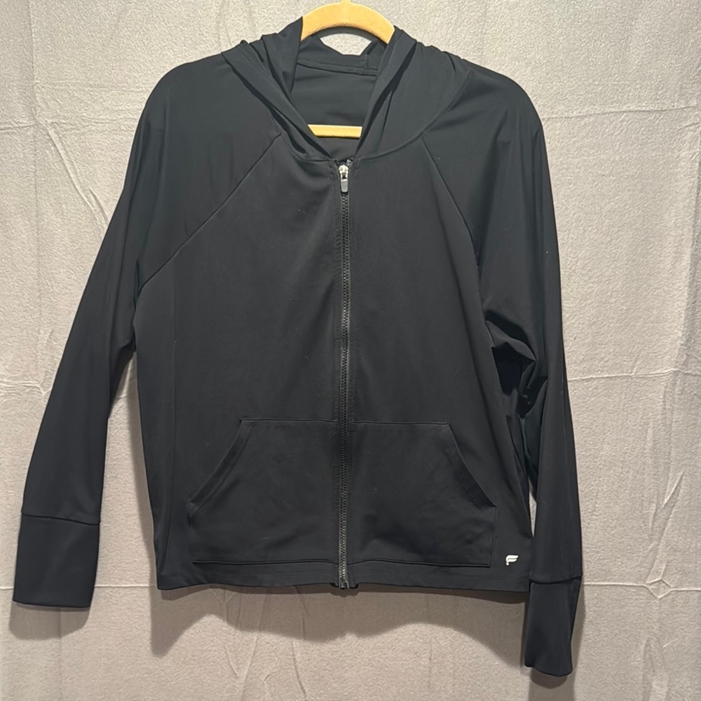 Fabletics Black Zip-Up Hoodie